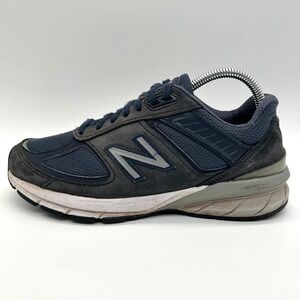 New Balance 990v5 Shoes Womens 7.5 D Wide Navy Blue Made in USA Sneakers W990NV5